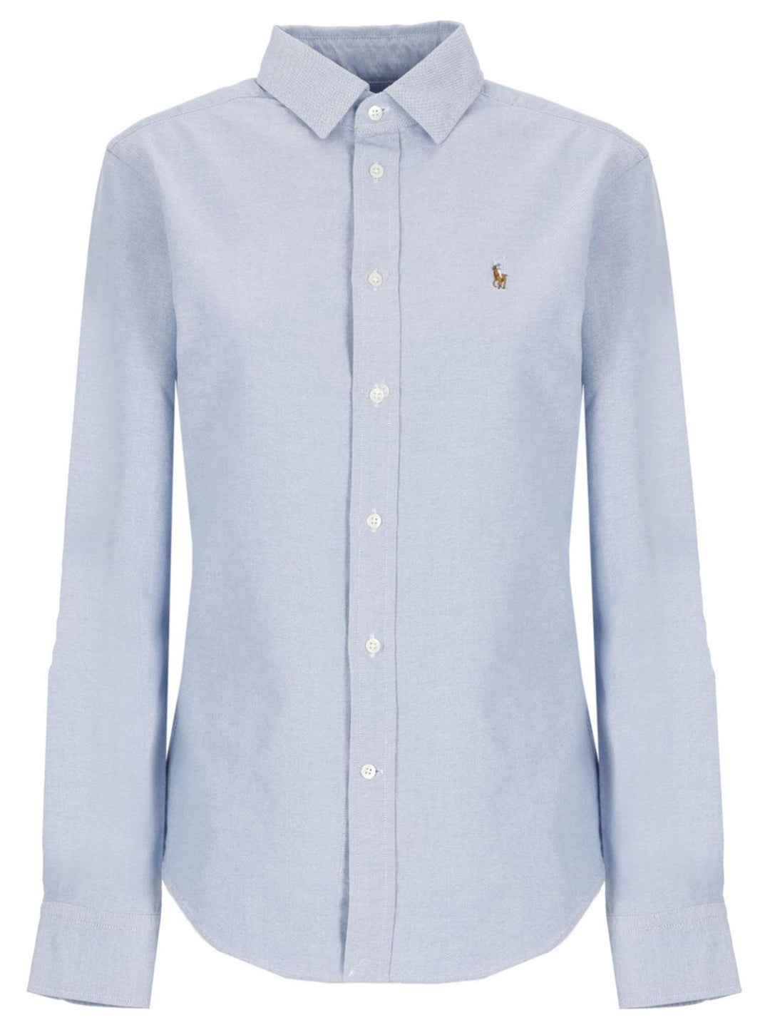 POLO Ralph Lauren Oxford shirt-100% katoen-DAMES TOPS & BLOUSES-Blauw