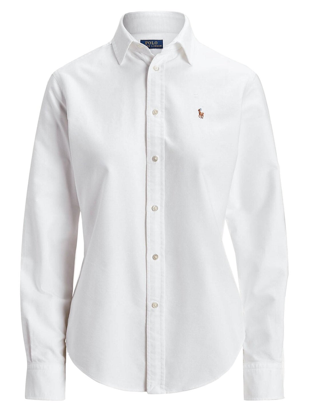 POLO Ralph Lauren Oxford shirt Slim Fit-100% katoen-DAMES TOPS & BLOUSES-Wit
