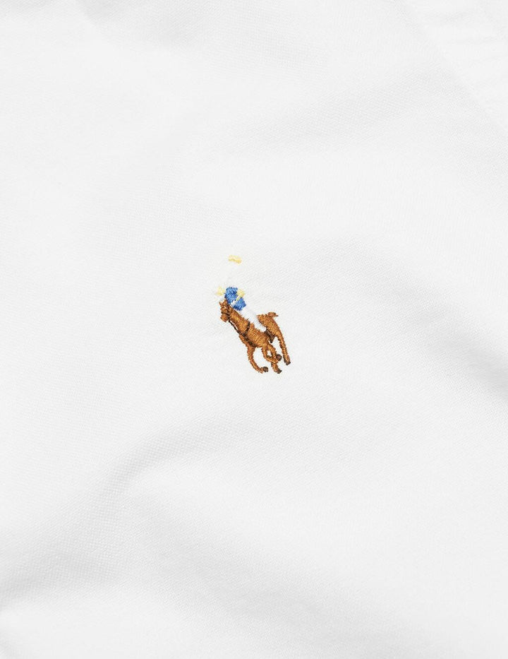 POLO Ralph Lauren Oxford slim-100% katoen-HEREN SHIRTS-Wit