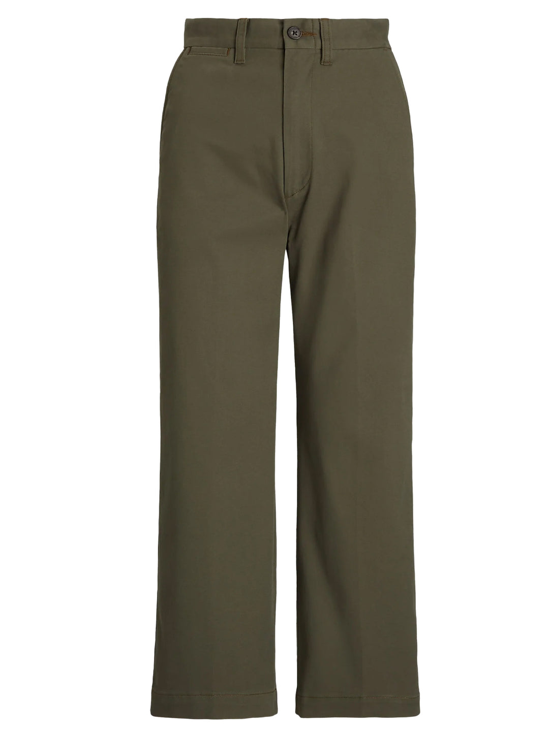 POLO Ralph Lauren pantalon groen-87% Katoen, 2% ElastomultIester, 3% Elastane-DAMES BROEKEN-Groen