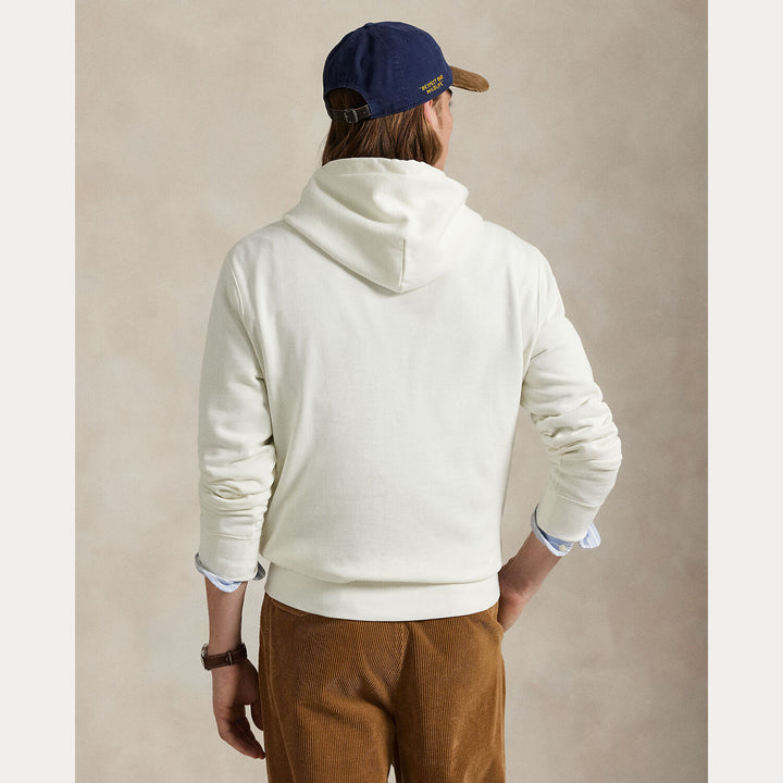 POLO Ralph Lauren Polo Bear Fleece Hoodie – Wit-81% katoen, 19% polyester-HEREN TRUIEN & VESTEN-Wit