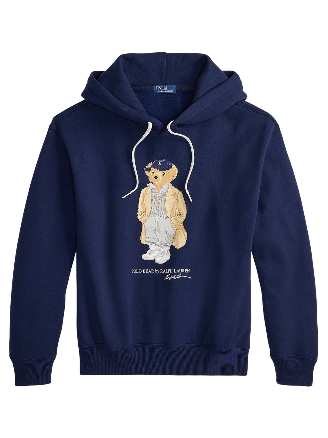 POLO Ralph Lauren Polo Bear Hoodie – Blauw-84% katoen, 16% polyester-DAMES TRUIEN & VESTEN-Blauw