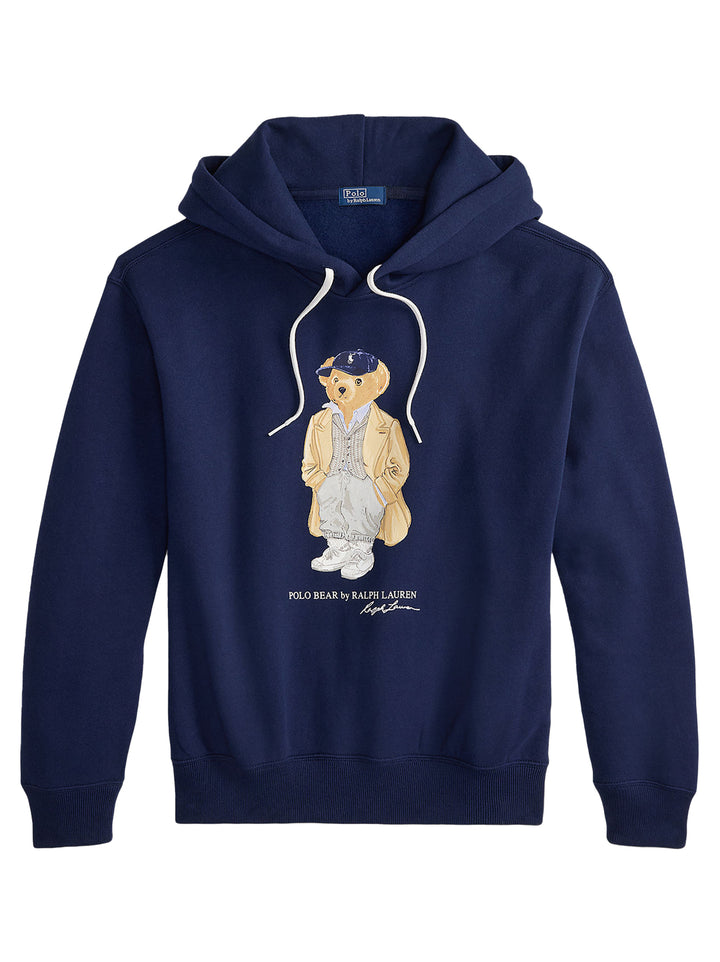 POLO Ralph Lauren Polo Bear Hoodie – Blauw-84% katoen, 16% polyester-DAMES TRUIEN & VESTEN-Blauw