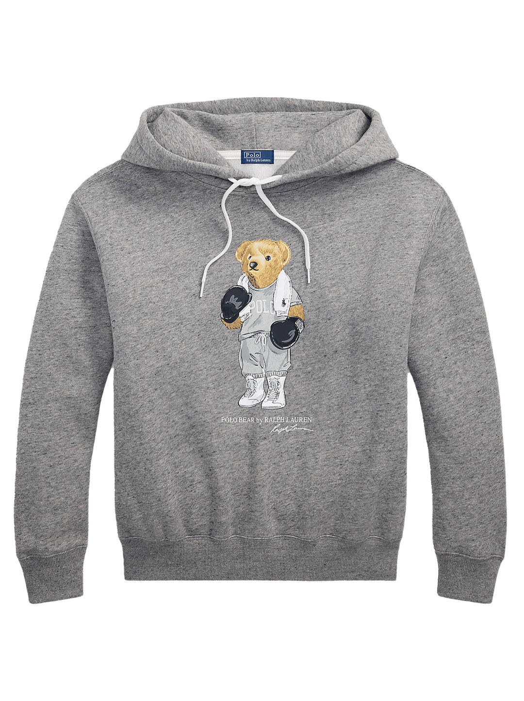 POLO Ralph Lauren Polo Bear Hoodie – Grijs-84% katoen, 16% polyester-DAMES TRUIEN & VESTEN-Grijs