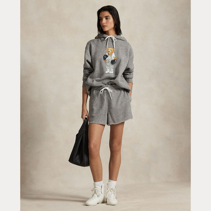 POLO Ralph Lauren Polo Bear Hoodie – Grijs-84% katoen, 16% polyester-DAMES TRUIEN & VESTEN-Grijs