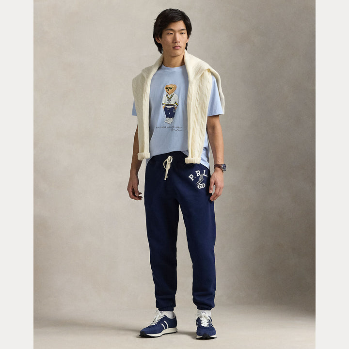 POLO Ralph Lauren Polo Bear Jersey T-shirt-100% katoen-HEREN POLO'S & T-SHIRTS-Blauw