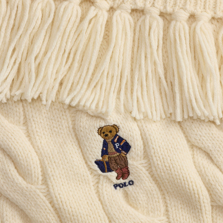 Polo Ralph Lauren Polo Bear Shawl – Room-80% wol, 20% nylon-DAMES ACCESSOIRES-Room
