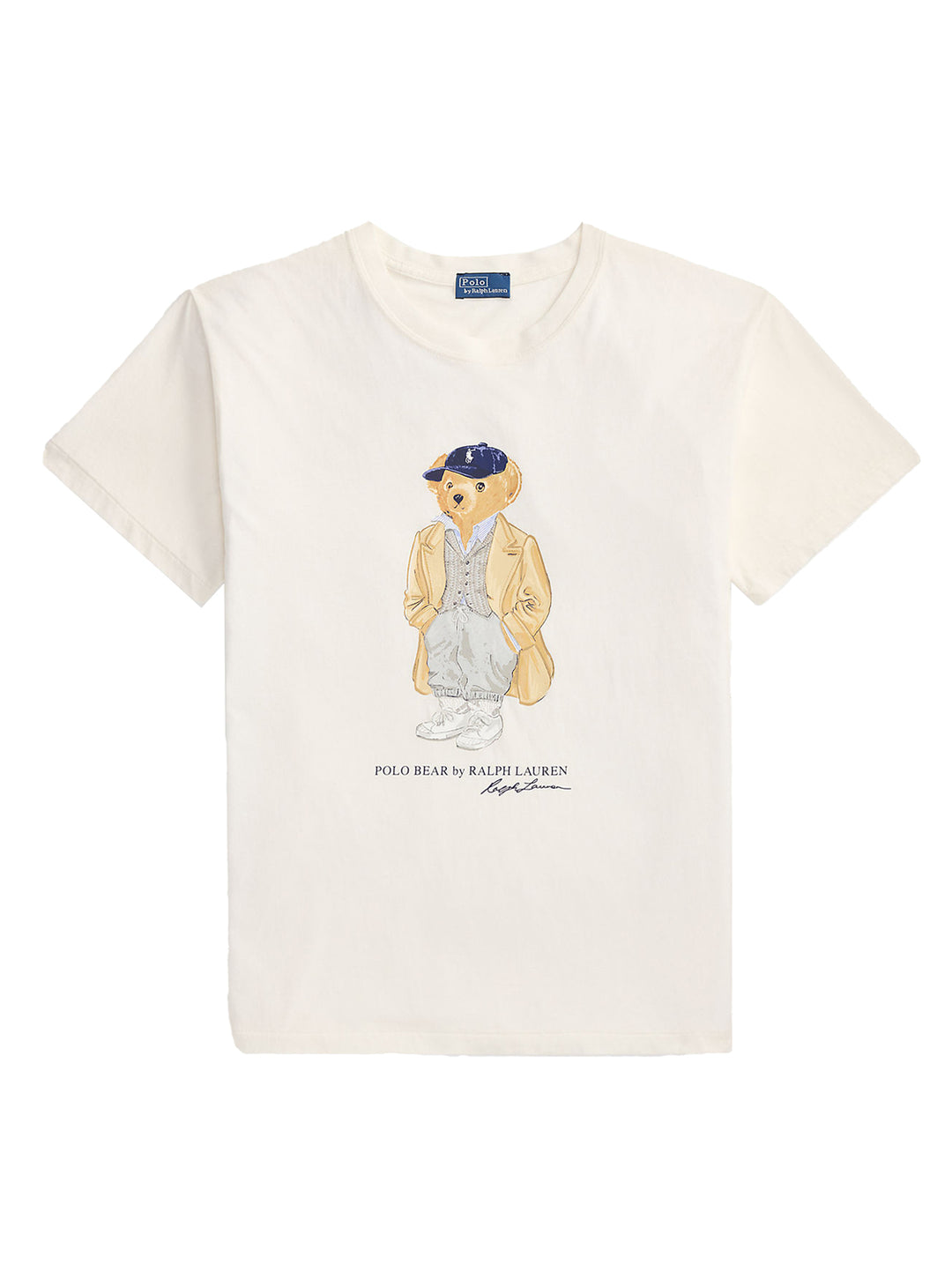 POLO Ralph Lauren Polo Bear T-shirt – Wit-100% katoen-DAMES TOPS & BLOUSES-Wit