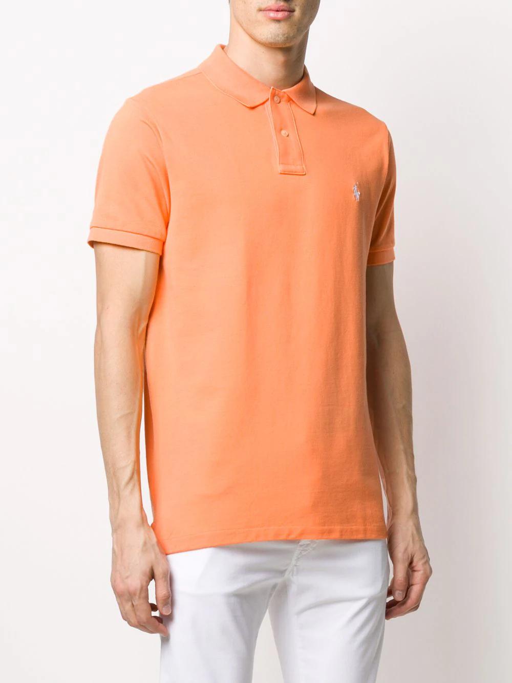 POLO Ralph Lauren polo slim-100% katoen-HEREN POLO'S & T-SHIRTS-Oranje