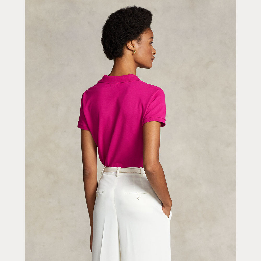 POLO Ralph Lauren polo slim-97% katoen, 3% elasthaan-DAMES TOPS & BLOUSES-Roze
