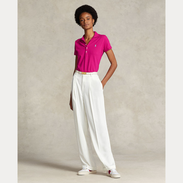 POLO Ralph Lauren polo slim-97% katoen, 3% elasthaan-DAMES TOPS & BLOUSES-Roze