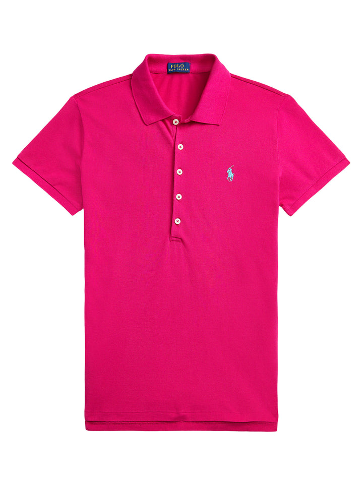POLO Ralph Lauren polo slim-97% katoen, 3% elasthaan-DAMES TOPS & BLOUSES-Roze