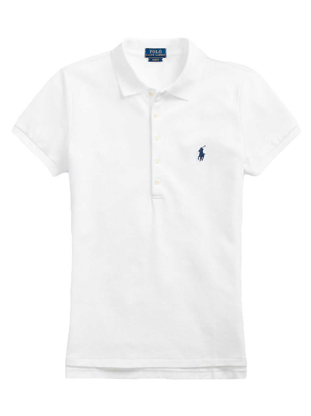 POLO Ralph Lauren polo slim-97% katoen, 3% elasthaan-DAMES TOPS & BLOUSES-Wit
