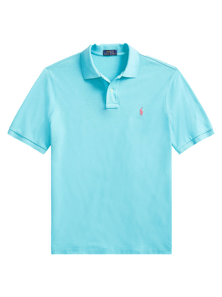 POLO Ralph Lauren polo slim fit-100% katoen-HEREN POLO'S & T-SHIRTS-Blauw
