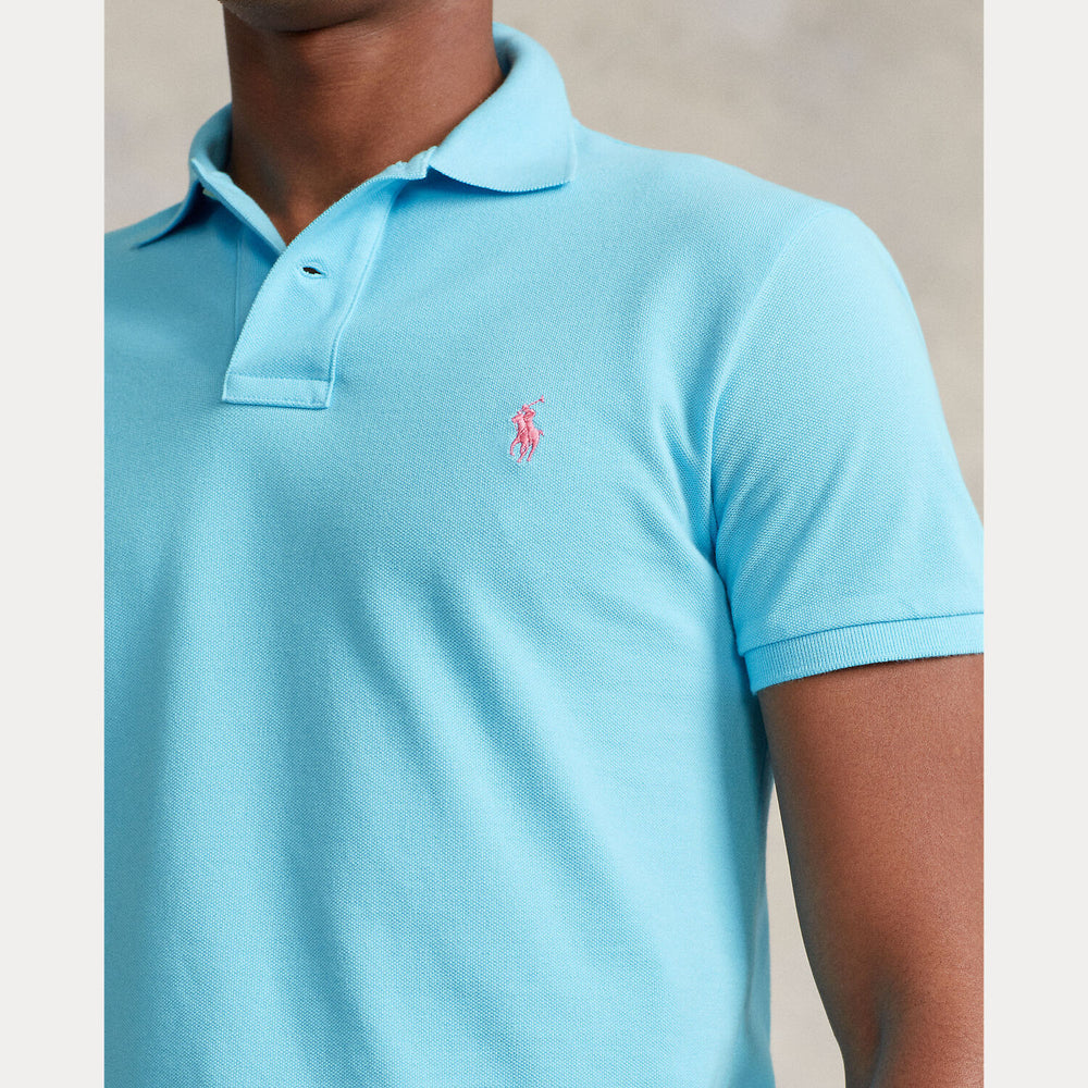 POLO Ralph Lauren polo slim fit-100% katoen-HEREN POLO'S & T-SHIRTS-Blauw