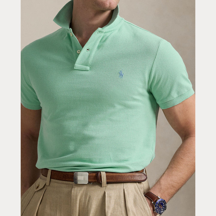 POLO Ralph Lauren polo slim fit groen-100% katoen-HEREN POLO'S & T-SHIRTS-Groen