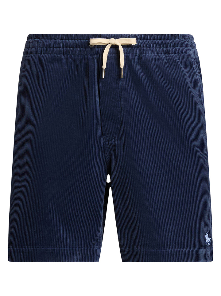 POLO Ralph Lauren prepster corduroy short-100% katoen.-HEREN BROEKEN-Blauw