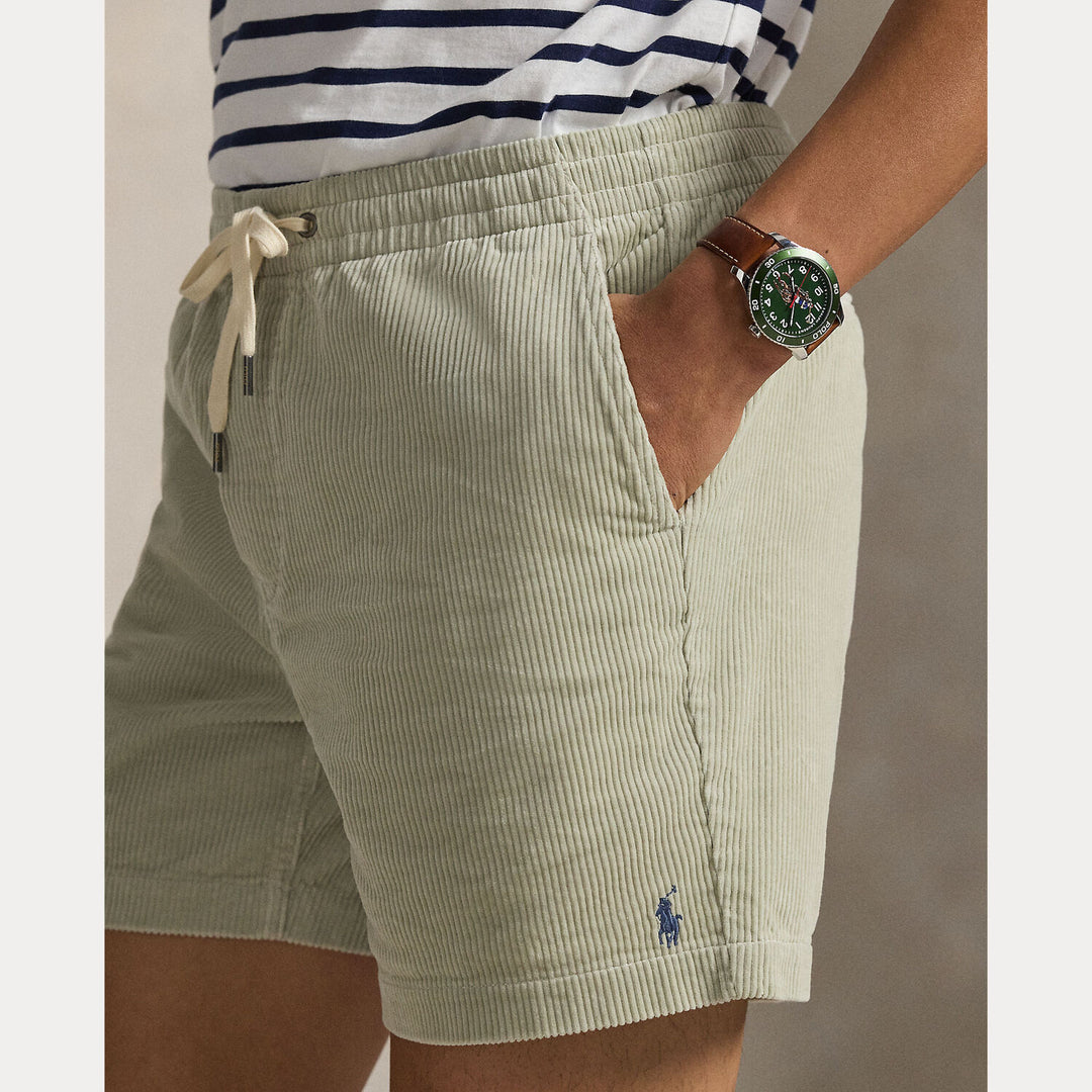 POLO Ralph Lauren Prepster corduroy short – Groen-100% katoen-HEREN BROEKEN-Groen