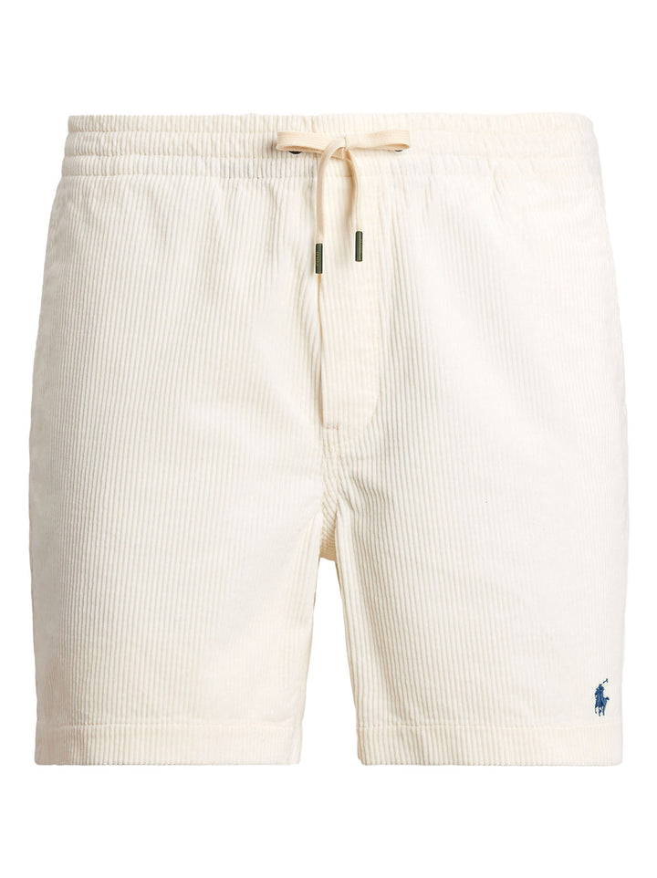 POLO Ralph Lauren Prepster corduroy short – Wit-100% katoen-HEREN BROEKEN-Wit