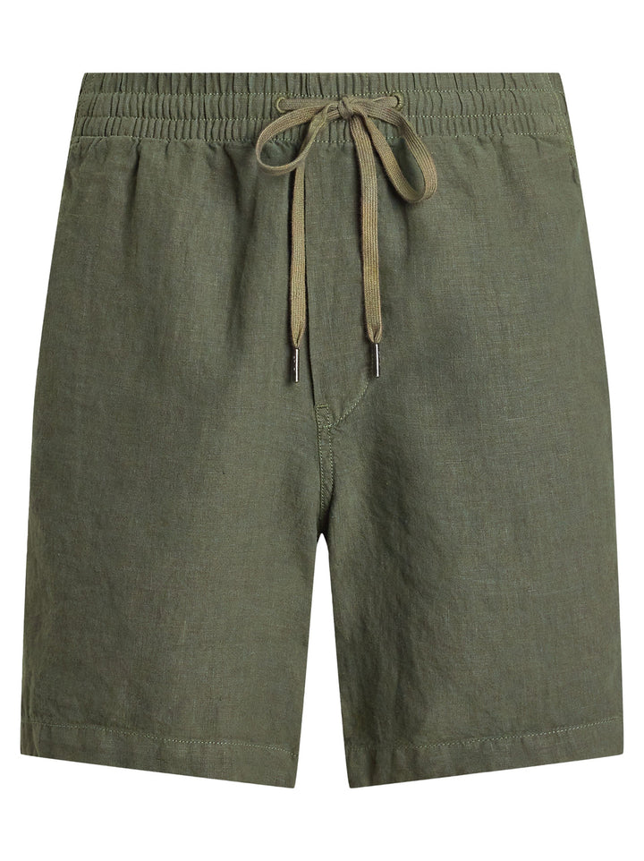 POLO Ralph Lauren Prepster Linnen Short-100% linnen-HEREN BROEKEN-Groen