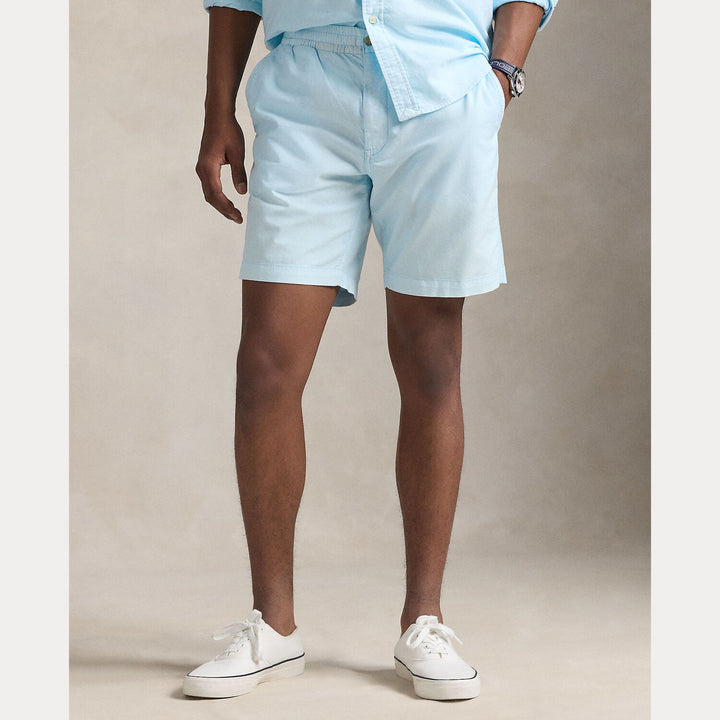 POLO Ralph Lauren prepster short-100% katoen.-HEREN BROEKEN-Blauw