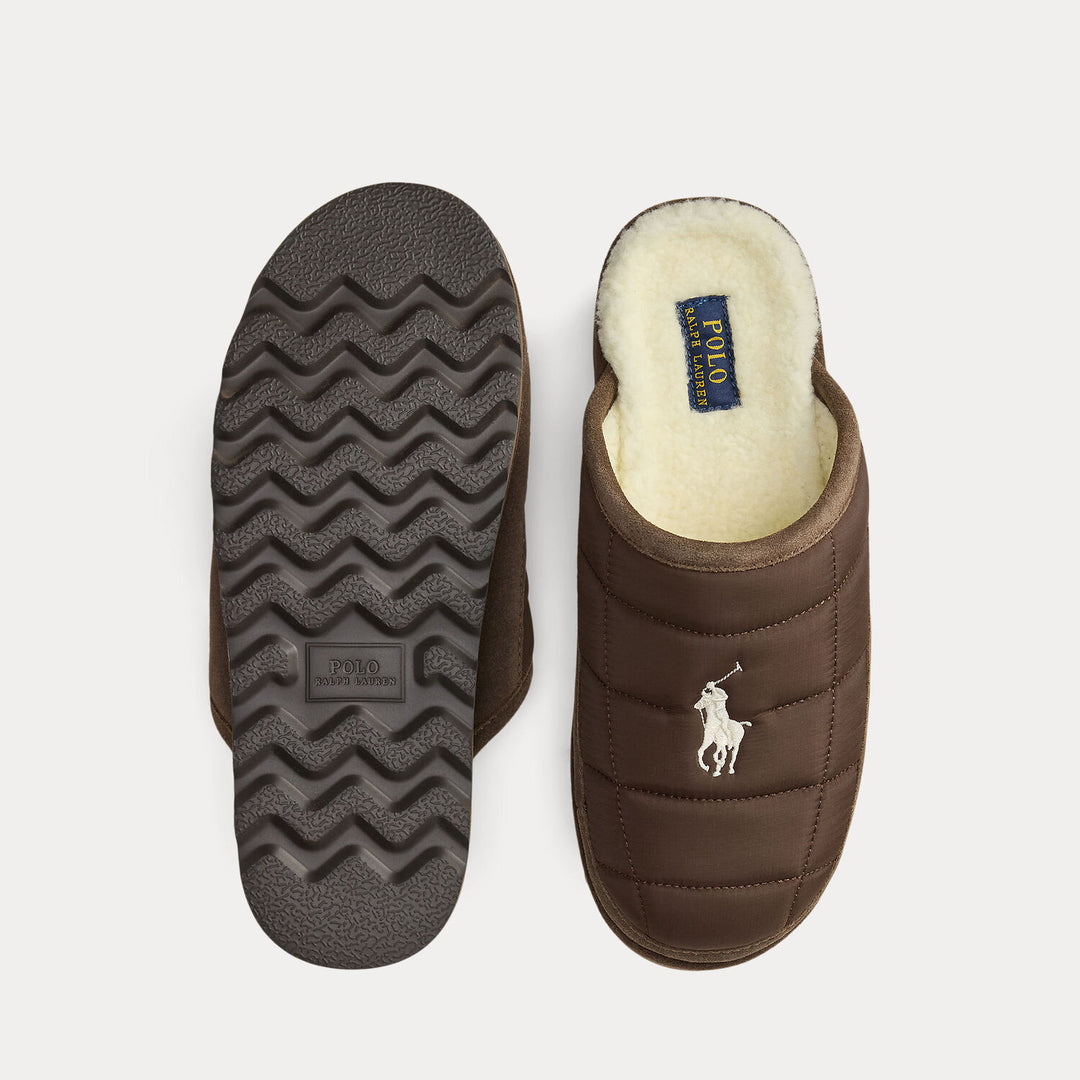 POLO Ralph Lauren Reade Slippers – Bruin-HEREN SCHOENEN & RIEMEN-Bruin