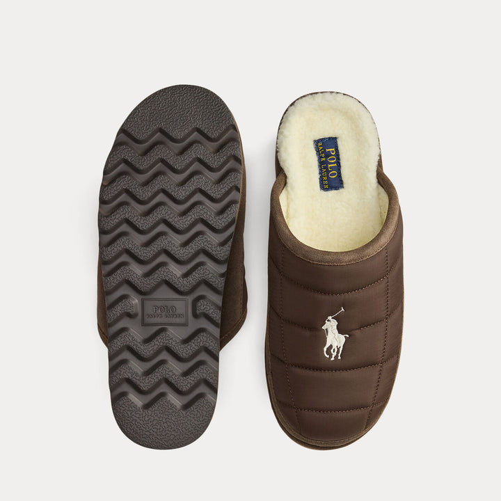 POLO Ralph Lauren Reade Slippers – Bruin-HEREN SCHOENEN & RIEMEN-Bruin