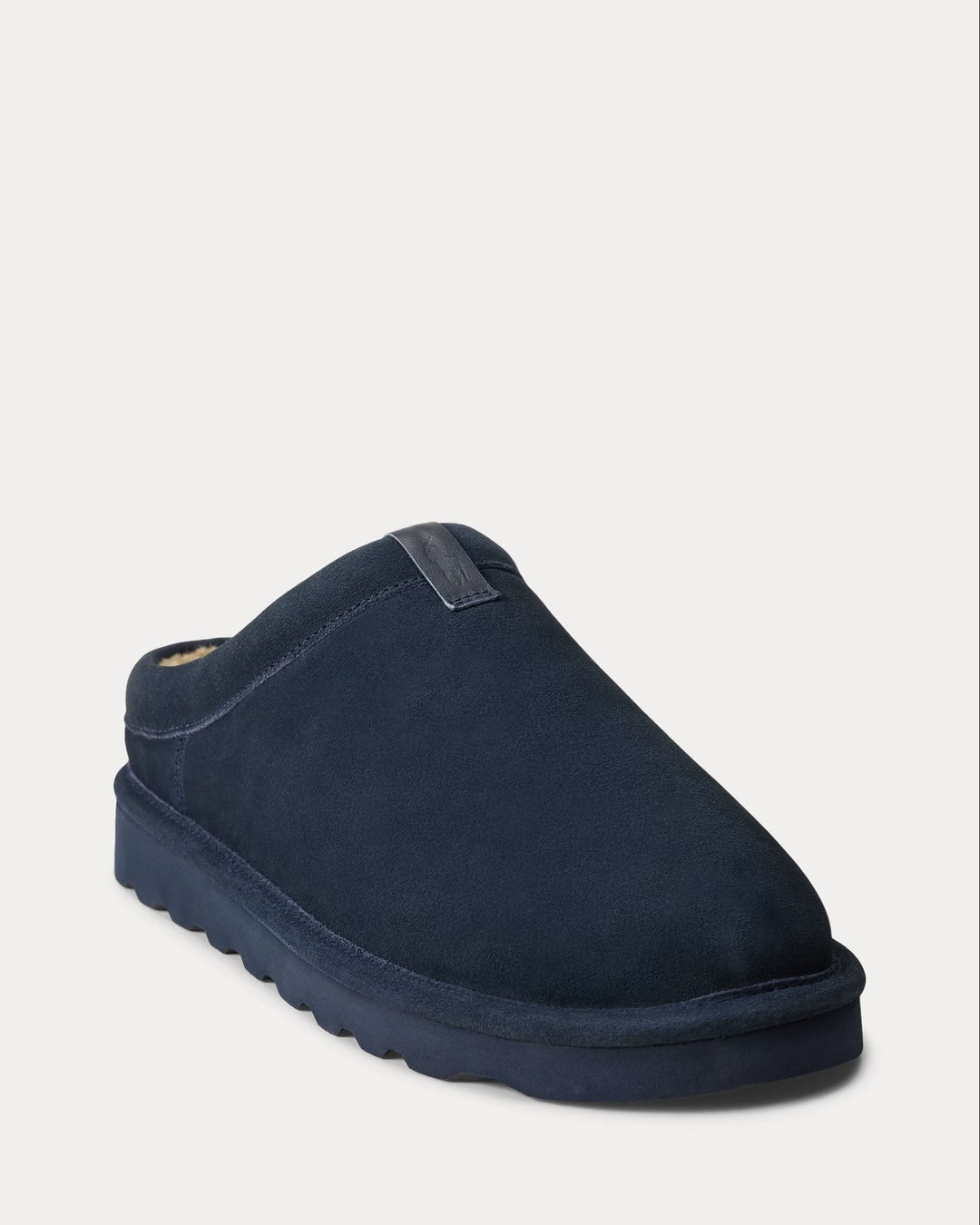 POLO Ralph Lauren Reade Suède Slippers – Blauw-HEREN SCHOENEN & RIEMEN-Blauw