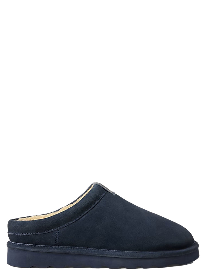 POLO Ralph Lauren Reade Suède Slippers – Blauw-HEREN SCHOENEN & RIEMEN-Blauw