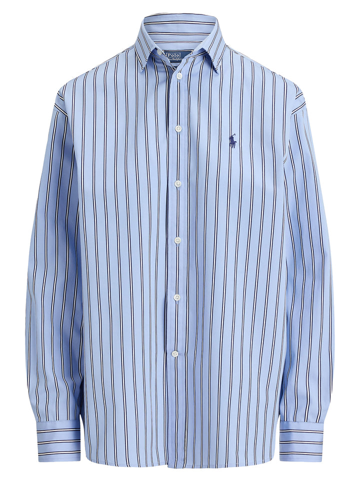 POLO Ralph Lauren Relaxed fit striped shirt-100% katoen-DAMES TOPS & BLOUSES-Blauw
