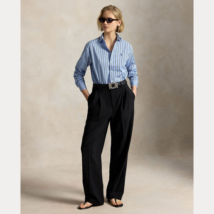 POLO Ralph Lauren Relaxed fit striped shirt-100% katoen-DAMES TOPS & BLOUSES-Blauw
