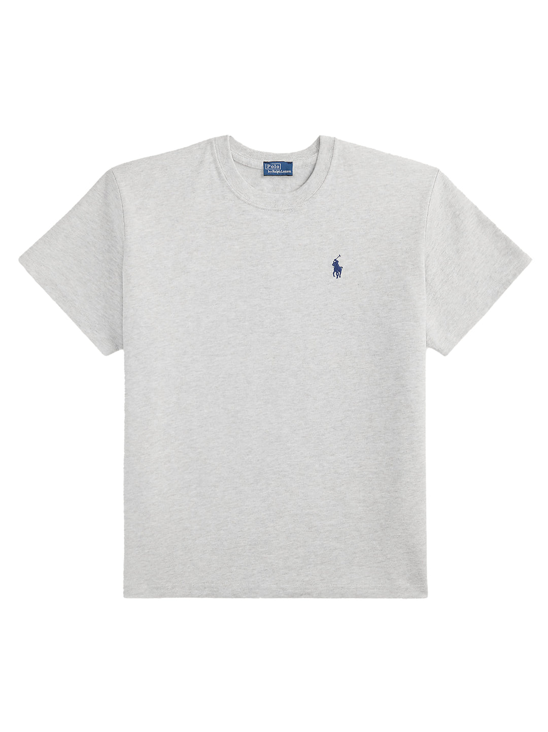 Polo Ralph Lauren Relaxed Fit T-shirt – Grijs-100% katoen-DAMES TOPS & BLOUSES-Grijs