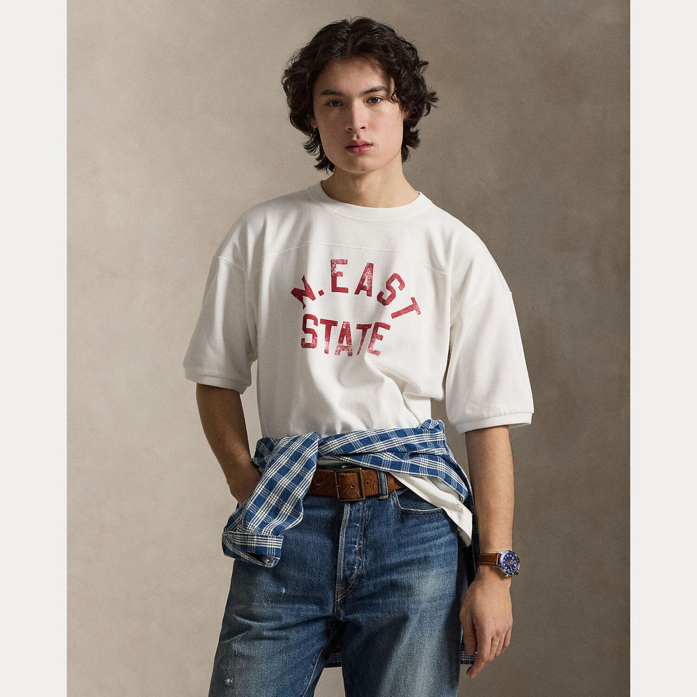 POLO Ralph Lauren Relaxed fit T-shirt met print-100% katoen-HEREN POLO'S & T-SHIRTS-Wit
