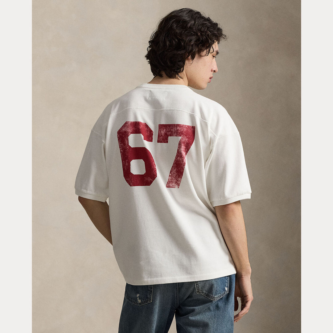 POLO Ralph Lauren Relaxed fit T-shirt met print-100% katoen-HEREN POLO'S & T-SHIRTS-Wit