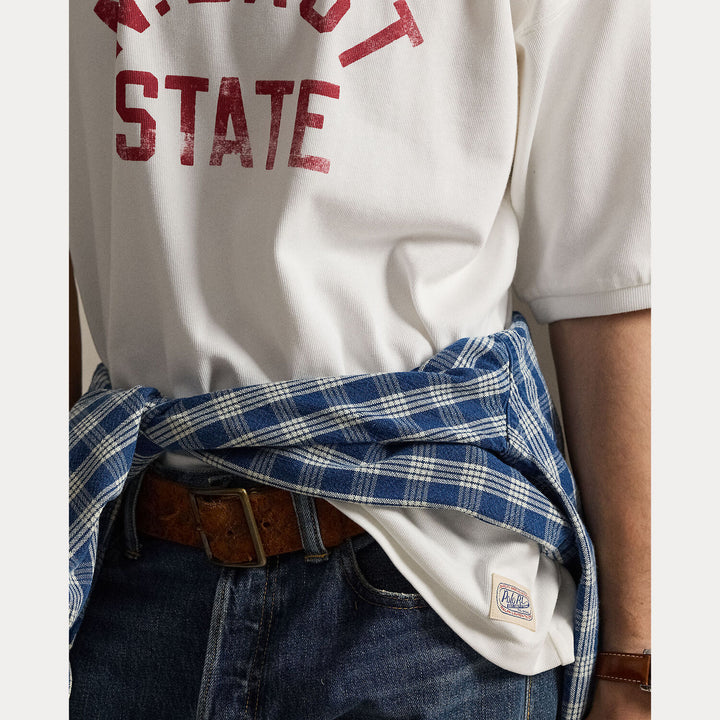 POLO Ralph Lauren Relaxed fit T-shirt met print-100% katoen-HEREN POLO'S & T-SHIRTS-Wit