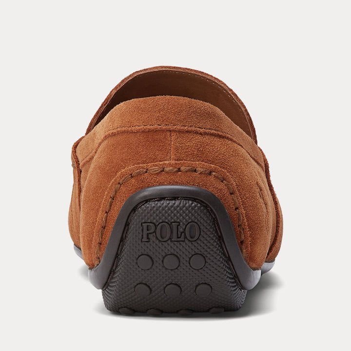 POLO Ralph Lauren Reynold suède mocassins-Bovenwerk: 100% leer<br />Voering: 52% katoen, 48% leer <br />Buitenzool: 100% rubber-HEREN SCHOENEN & RIEMEN-Bruin