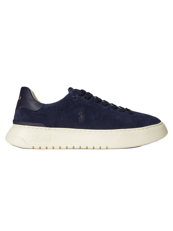  POLO Ralph Lauren RLite Court Suede Sneaker-HEREN SCHOENEN & RIEMEN-Blauw