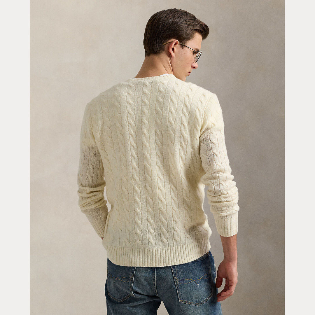 POLO Ralph Lauren Round Neck Sweater – Room-90% wol, 10% kasjmier-HEREN TRUIEN & VESTEN-Room
