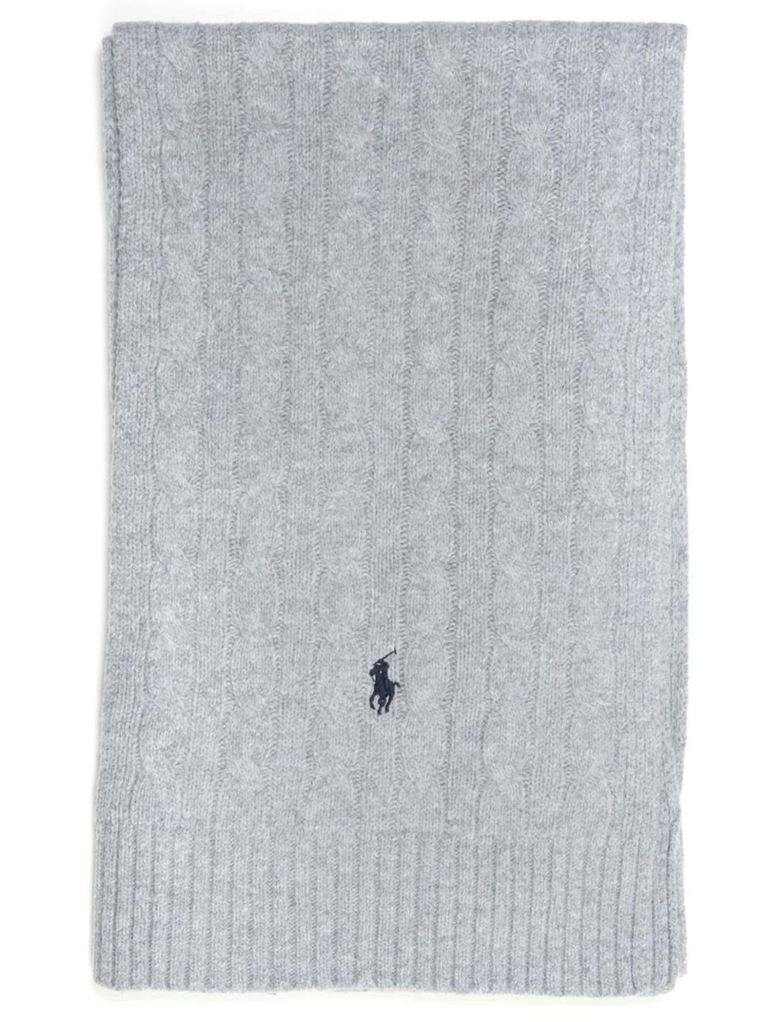 POLO Ralph lauren shawl-80% wol, 20% polyamide-HEREN ACCESSOIRES-Grijs