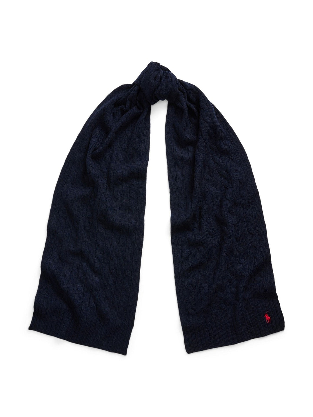 Polo Ralph Lauren Shawl – Blauw-90% wol<br />10% kashmir-DAMES ACCESSOIRES-Blauw