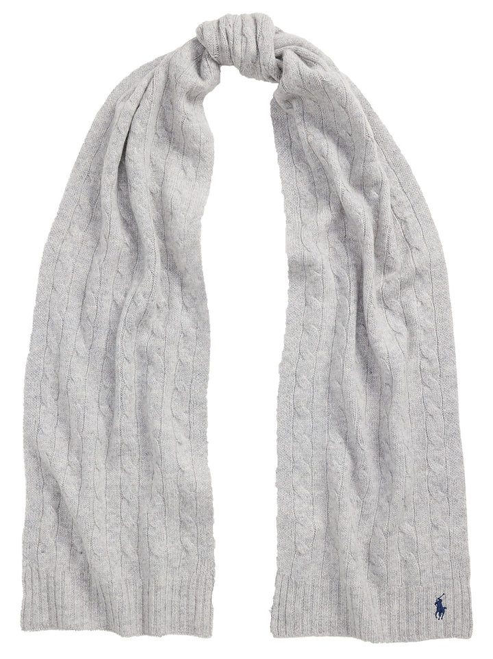 POLO Ralph Lauren Shawl – Grijs-90% wol<br />10% kashmir-DAMES ACCESSOIRES-Grijs