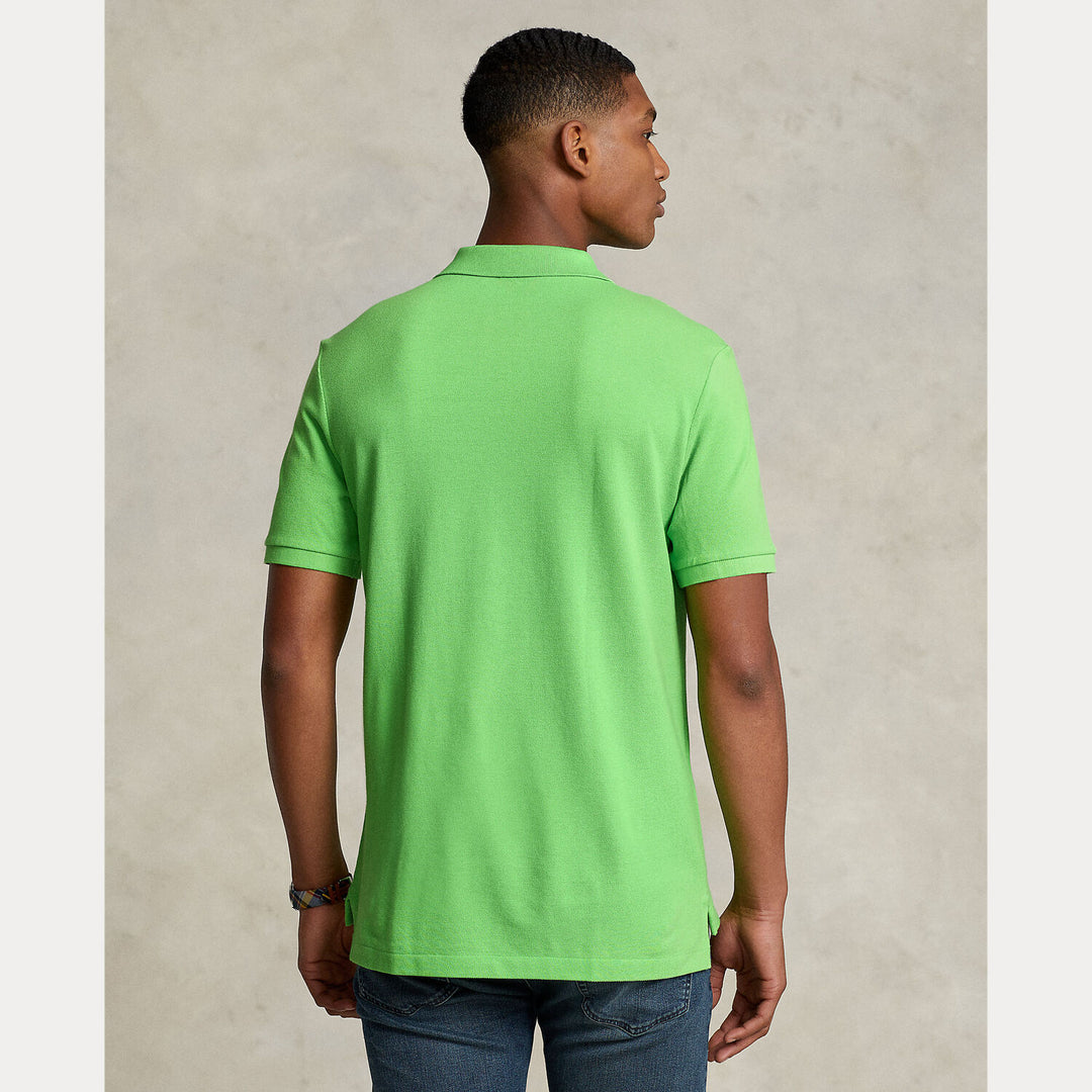 POLO Ralph Lauren shirt slim gifgroen-100% katoen-HEREN POLO'S & T-SHIRTS-Groen