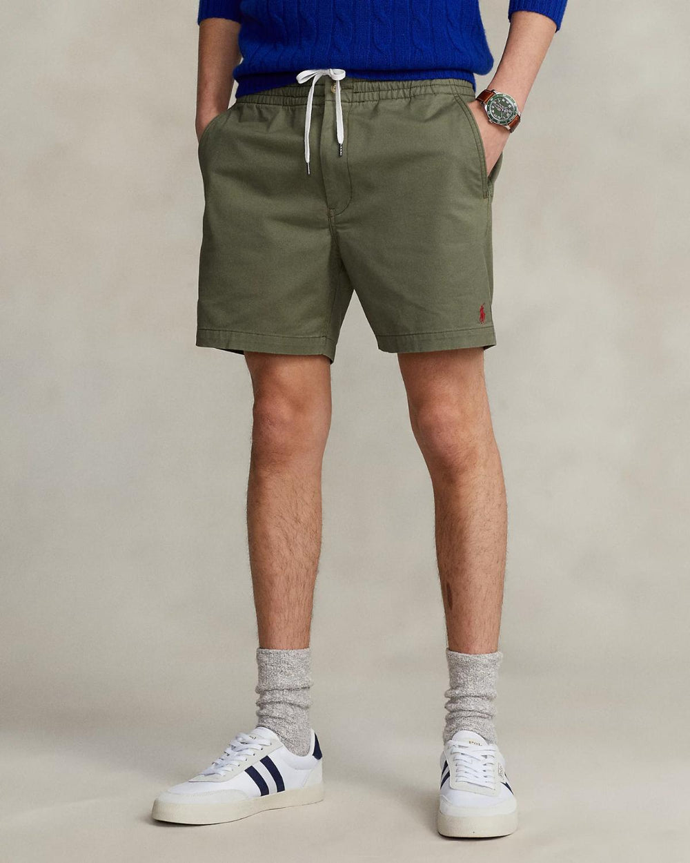 POLO Ralph Lauren short-97% katoen, 3% elasthaan-HEREN BROEKEN-Groen