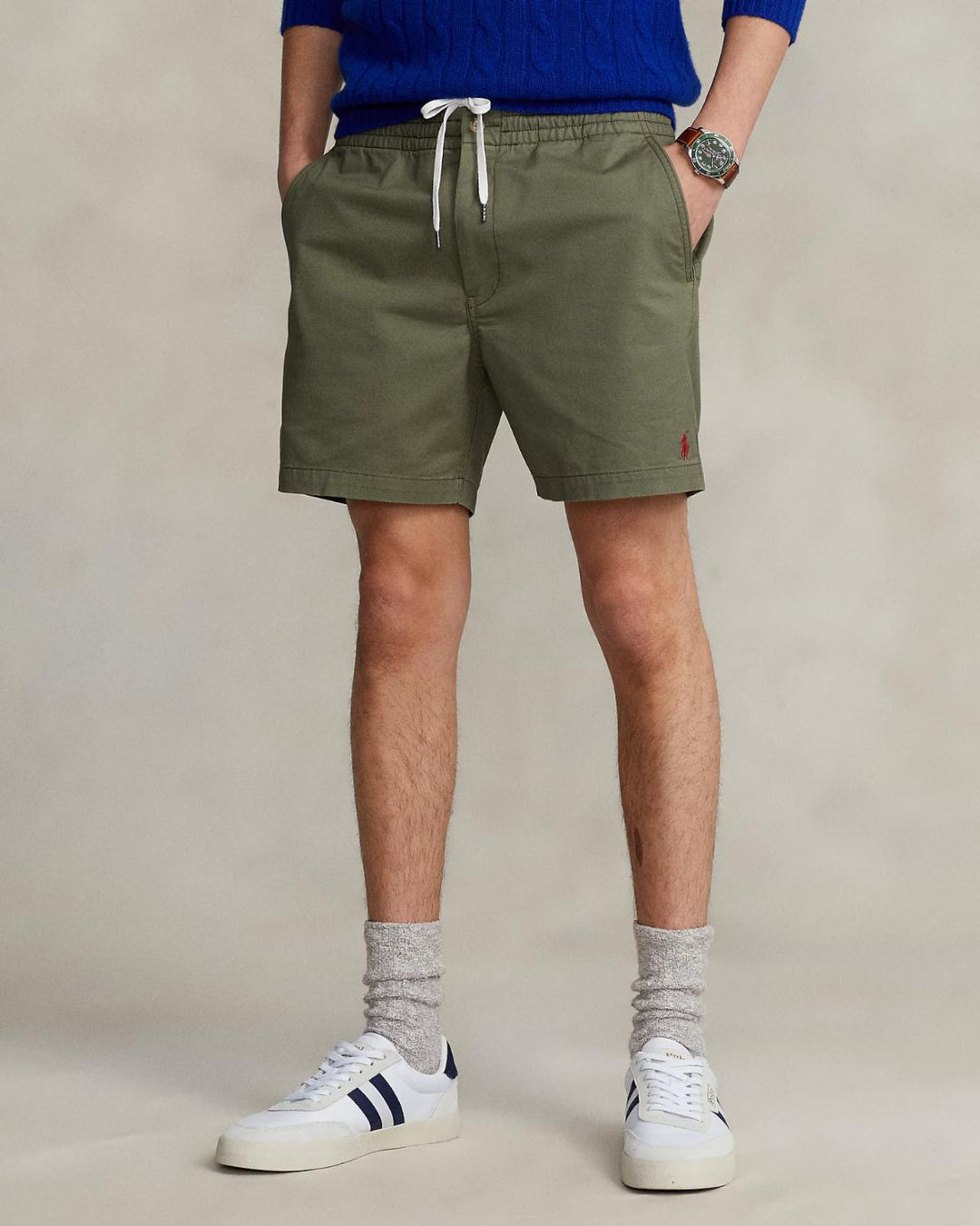 POLO Ralph Lauren short-97% katoen, 3% elasthaan-HEREN BROEKEN-Groen