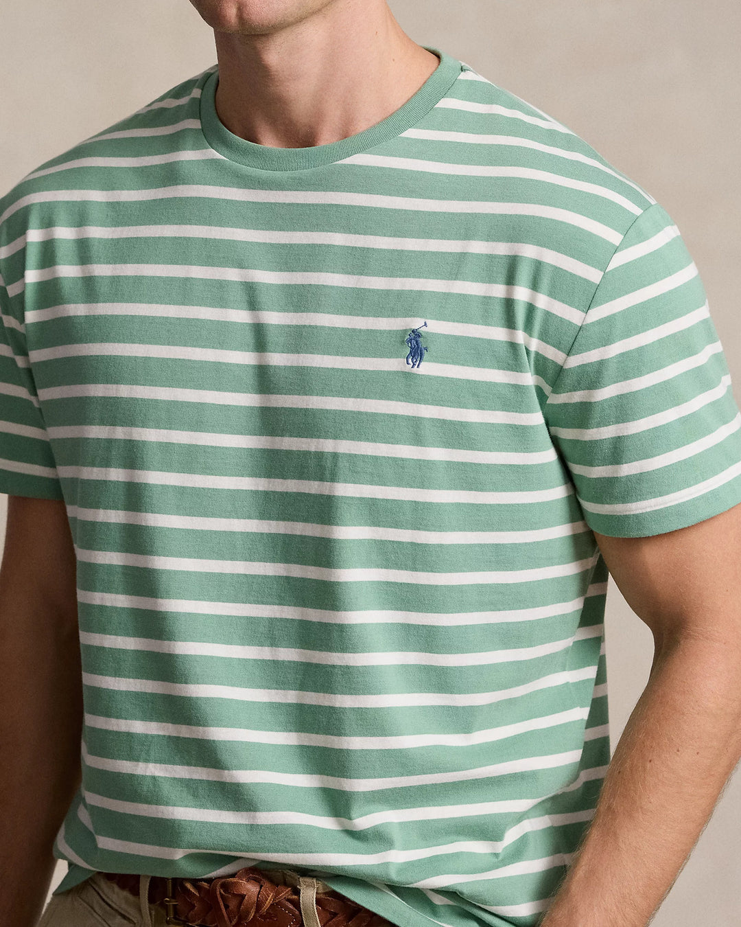 POLO Ralph Lauren short sleeve t-shirt-100%katoen-HEREN POLO'S & T-SHIRTS-Groen