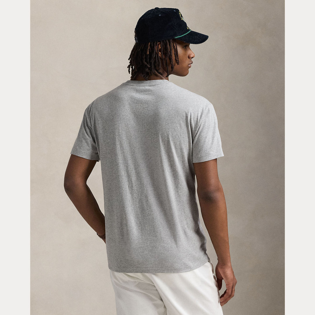 POLO Ralph Lauren Slim Fit Polo Bear T-shirt-100% katoen-HEREN POLO'S & T-SHIRTS-Grijs