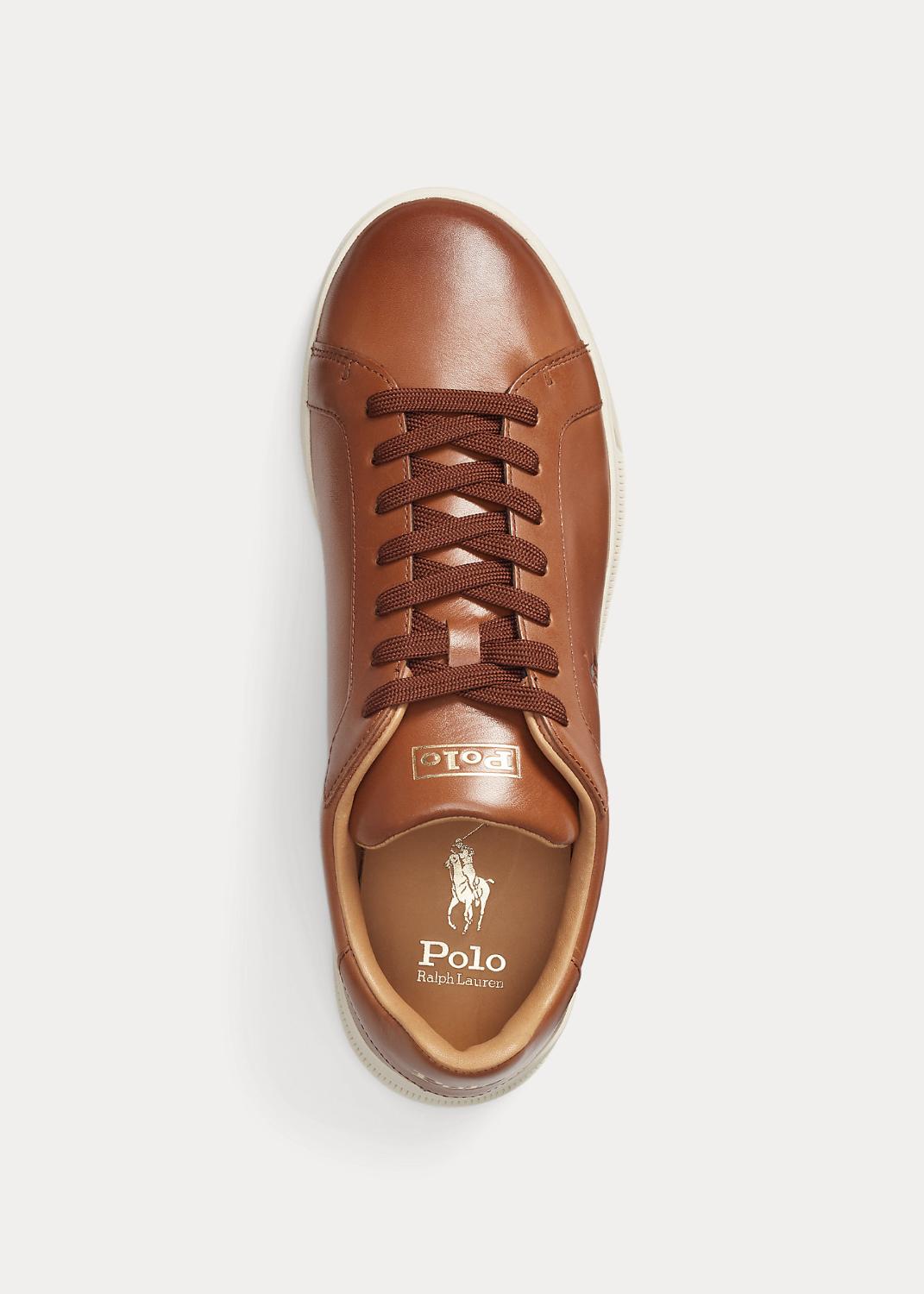 POLO Ralph Lauren sneaker-Bovenwerk: leer. Voering: leer, polyester.<br />Gebreide voering. Tong en kraag gevoerd met lee