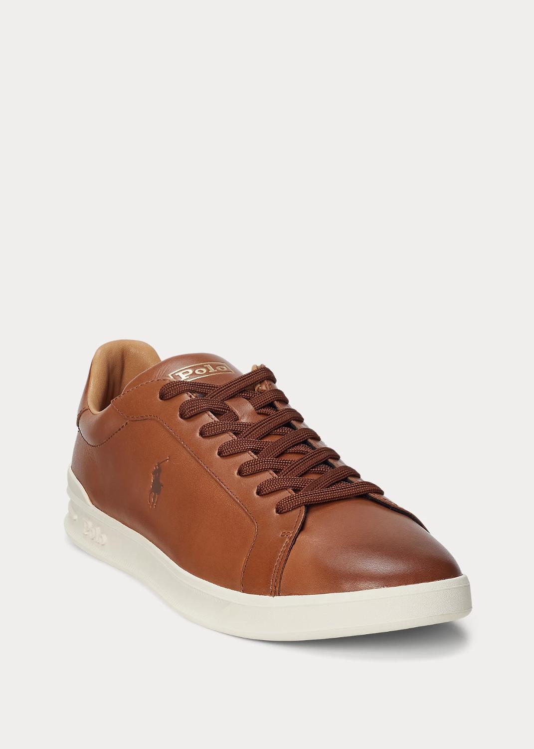 POLO Ralph Lauren sneaker-Bovenwerk: leer. Voering: leer, polyester.<br />Gebreide voering. Tong en kraag gevoerd met lee