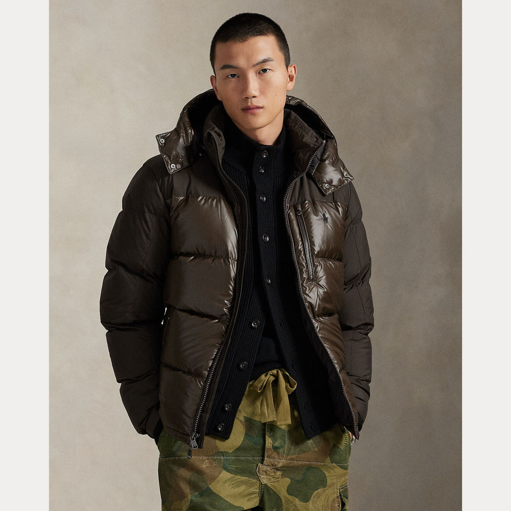 POLO Ralph Lauren Sport Jack – Bruin-100% polyester-HEREN JASSEN & JACKS-Bruin