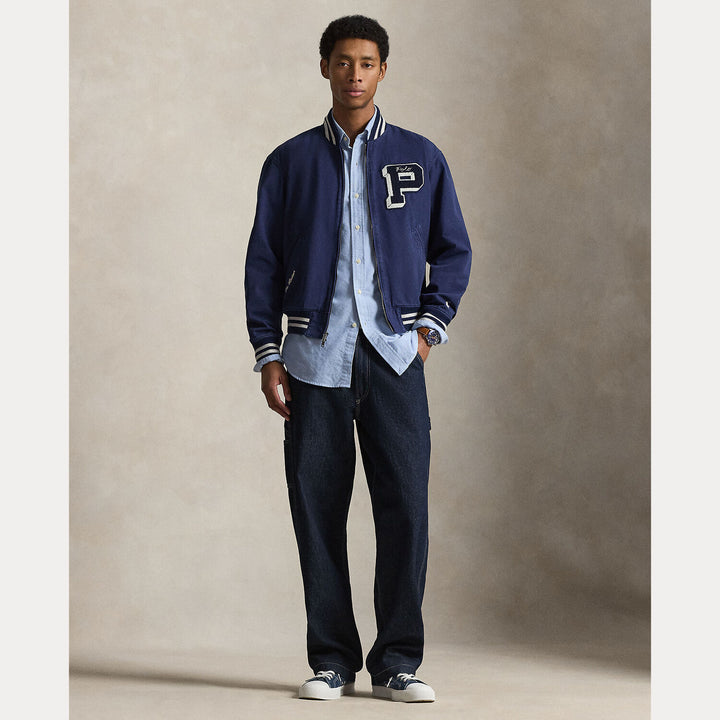 POLO Ralph Lauren Sportief jack – Blauw-91% viscose, 8% nylon, 1% elastaan-HEREN JASSEN & JACKS-Blauw